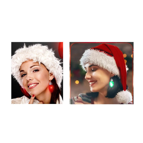 Christmas Light-Up Earrings (Boucles d'oreilles lumineuses de Noël)