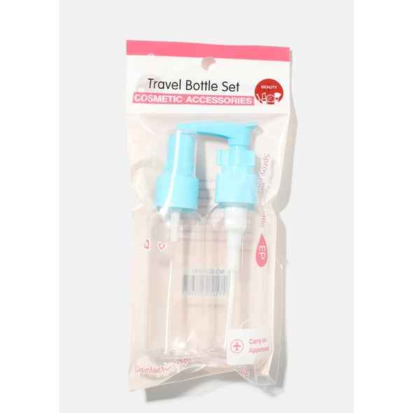 Beauty - 2-Piece Travel Spray Bottles Set, Blue (Set de 2 flacons de voyage, bleu)