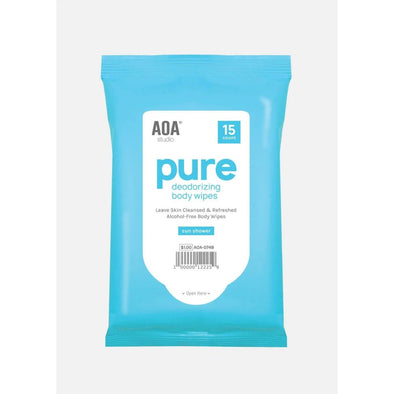 AOA - Body Refresher Deodorant Wipes (Lingettes déodorantes rafraîchissantes pour le corps)