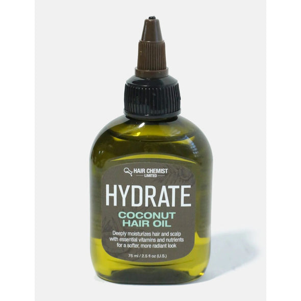 Hair Chemist - Hydrate Hair Oil, with Coconut Oil (Huile capillaire hydratante à l'huile de coco)
