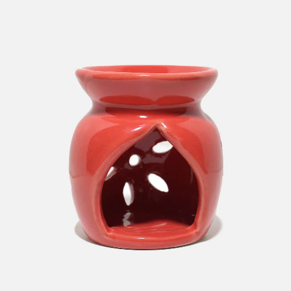 PAW PAW - Ceramic Oil Burner, Red (Brûleur à huile en céramique, rouge)