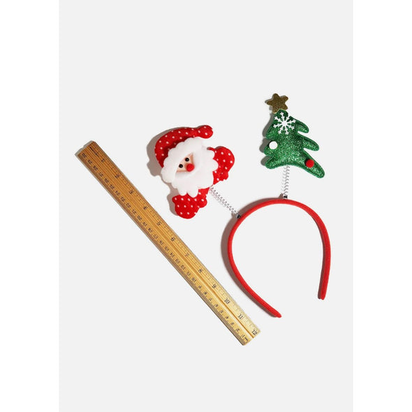 Christmas Headband, Santa (Bandeau de Noël, Père Noël )