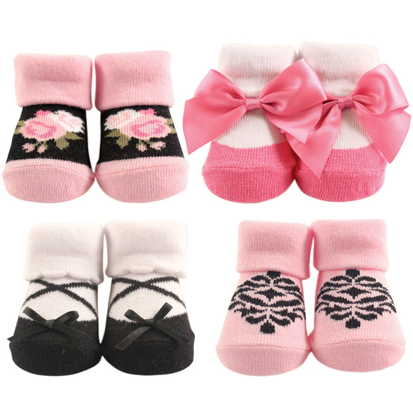 Hudson Baby - Baby Socks Gift Set, 4-Pack