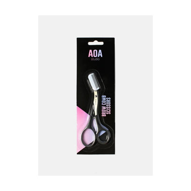 AOA - Brow Comb Scissors (Ciseaux à sourcils avec peigne)