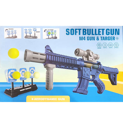 Softbullet Gun with Target (Pistolet à balles souples avec cible)