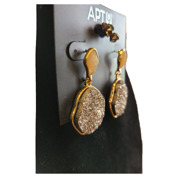 Apt.9 - Earrings with Stone Details (Boucles d'oreilles avec détails en pierre )
