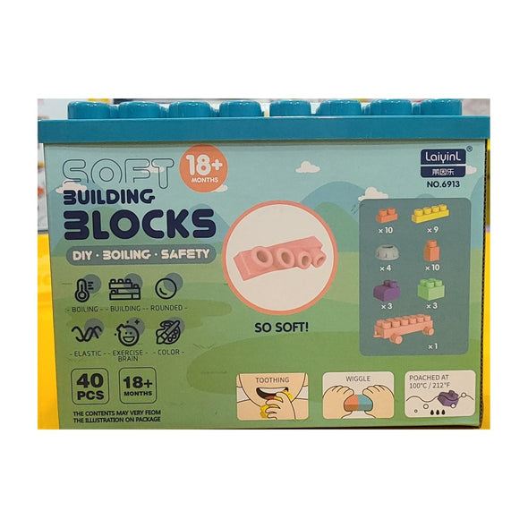 Laiyinl - Soft Building Blocks, 40 Pieces (Blocs de construction mous, 40 pièces )