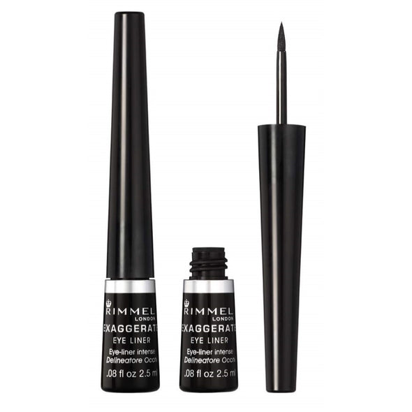 Rimmel - Exaggerate Liquid Eyeliner, Black (Eyeliner liquide, noir)