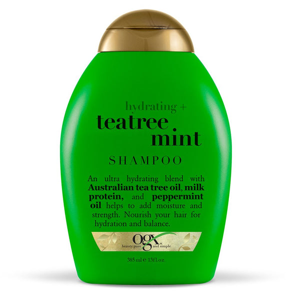 OGX - Hydrating+ Tea Tree Mint Shampoo (Shampoing à la menthe et à l'arbre à thé)o