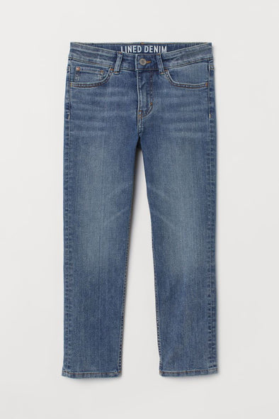 H&M - Skinny Fit Lined Jeans