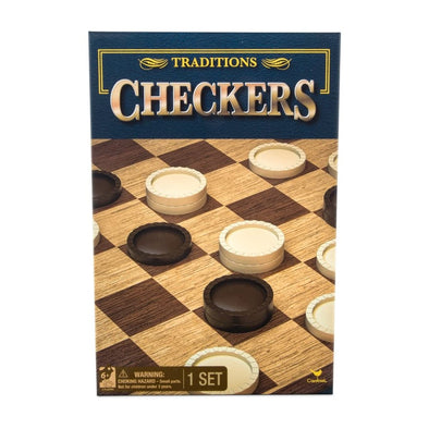 Traditions - Classic Checkers Set (Jeu de dames)