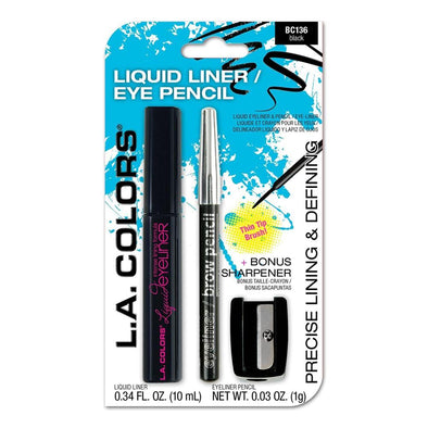 L.A. Colors - Liquid Liner/Eye Pencil Set (Ensemble Eyeliner Liquide/Crayon)