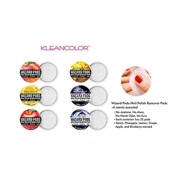 Kleancolor - Nail Polish Remover Pads (Tampons dissolvants pour vernis à ongles)