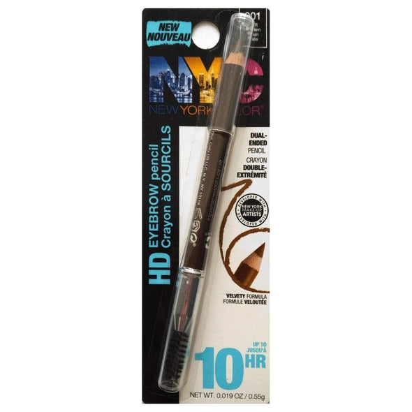 NYC - Eyebrow Pencil + Brush (Crayon pour Sourcils + Brosse)