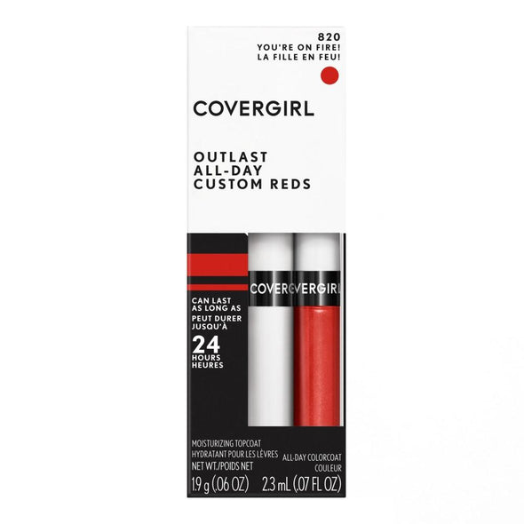 Covergirl - Outlast All-Day, Lip Color With Topcoat (Rouge à lèvres avec couche de finition)