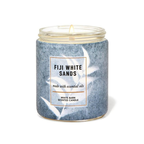 Single Wick Candle (Bougie à mèche unique) - Fiji White Sands