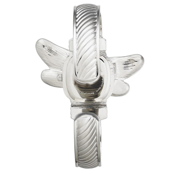 Charter Club - Women’s Silver-Tone Cuff Bracelet Dragonfly Watch (Montre-bracelet pour femmes couleur argent, en forme de libellule)