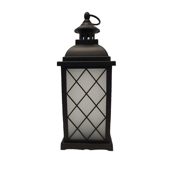 LED Decorative Lantern, Indoor/Outdoor, Flickering Light (Lanterne décorative LED, Intérieur/Extérieur, Lumière vacillante)
