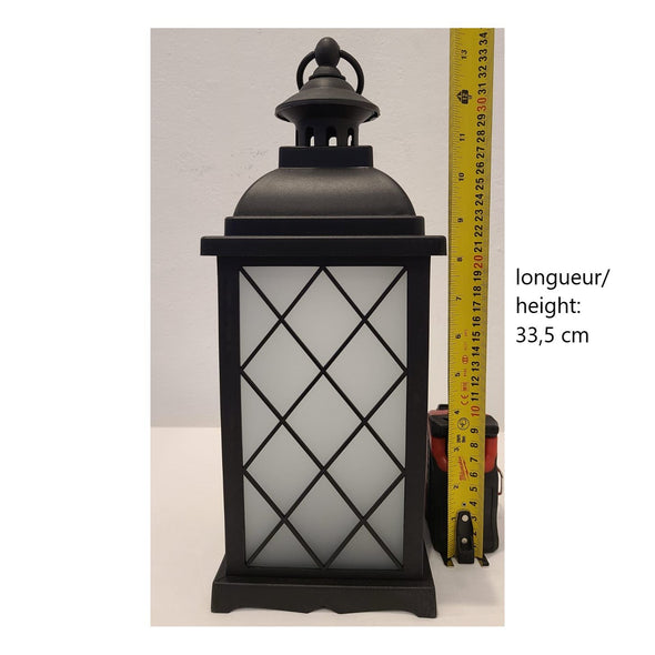 LED Decorative Lantern, Indoor/Outdoor, Flickering Light (Lanterne décorative LED, Intérieur/Extérieur, Lumière vacillante)