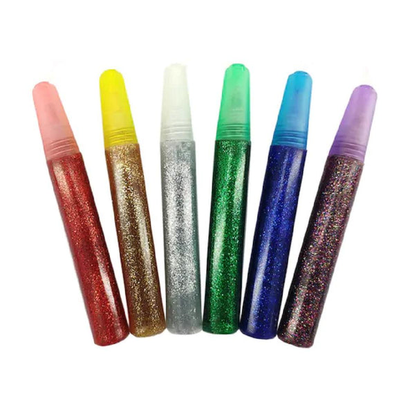 Creatology - 6 ct. Primary Glitter Glue Pens (6 Crayons de colle à paillettes primaires)