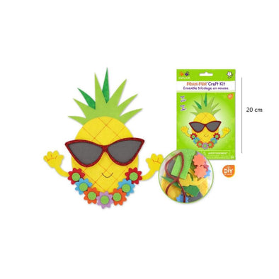 Krafty Kids - Kit DIY Foam Fun Character, Pineapple