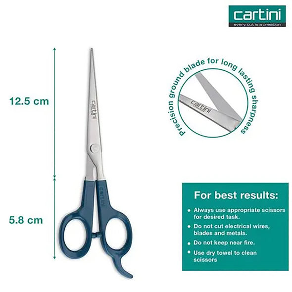Godrej - Grooming Scissors, Stylish Cut Cartini 7125 (Ciseaux Salon, Coupe stylée Cartini 7125)