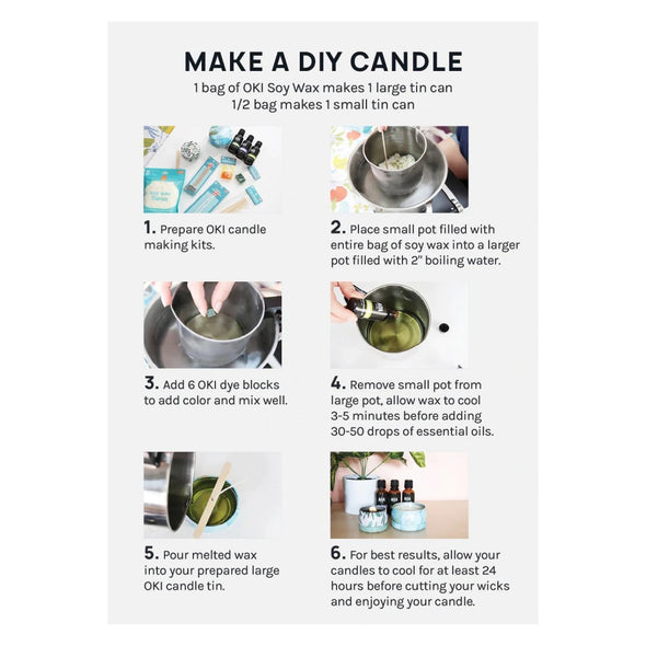 OK - Candle DIY KIT (Kit de bricolage bougie)
