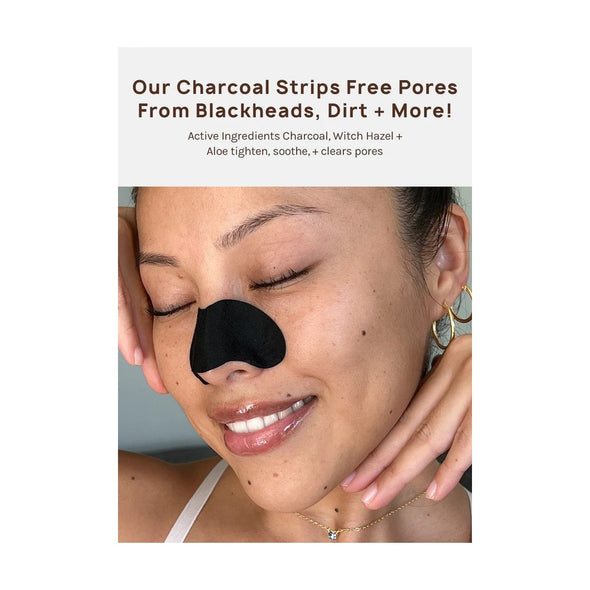AOA - Charcoal Nose Strips 6 Pack (Bandelettes nasales au charbon, paquet de 6)
