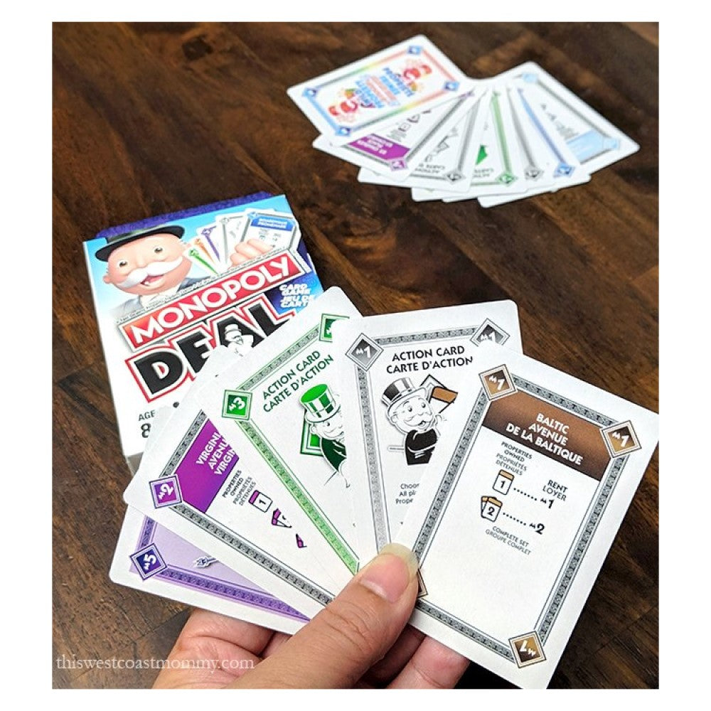 Hasbro - Monopoly Deal Cards (Cartes de jeux) – ikibibi