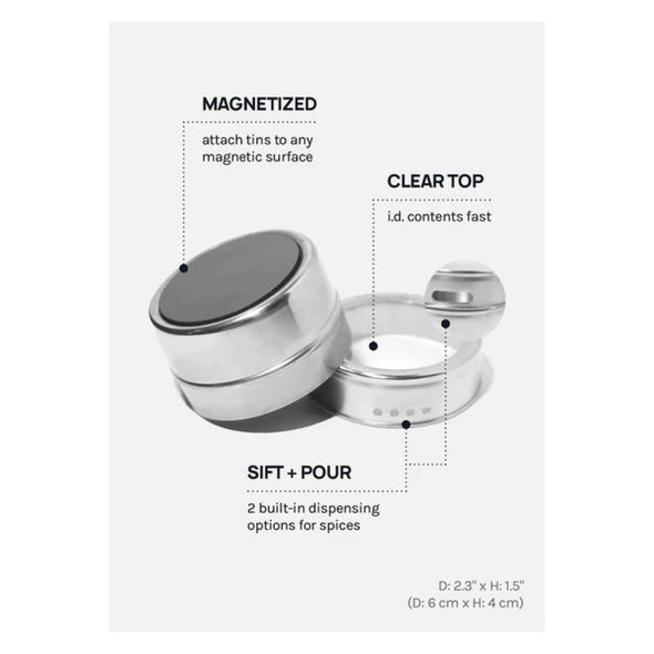 OK - Magnetic Spice Tins (Boîtes à épices magnétiques)