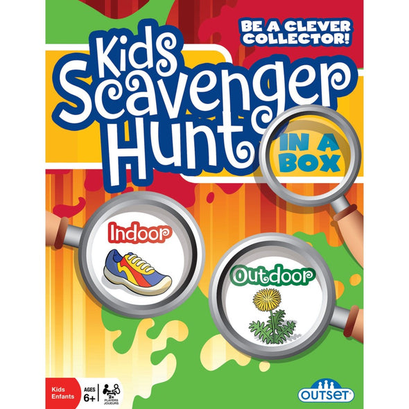 Outset Media - Kid's Scavenger Hunt, Card Game (Chasse au trésor pour enfants, jeu de cartes)
