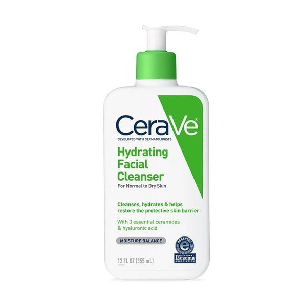 CeraVe - Hydrating Facial Cleanser, 12oz (Nettoyant hydratant pour le visage)