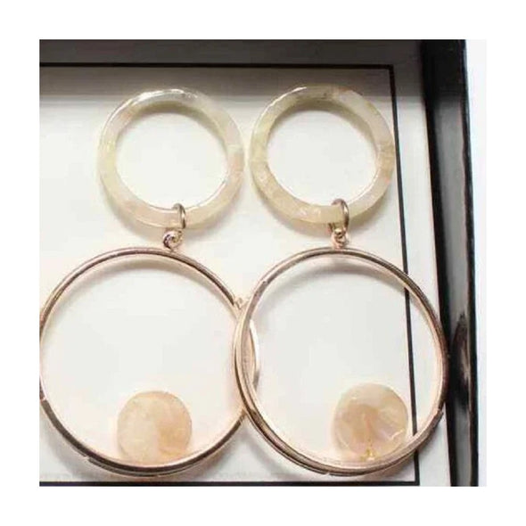 Bijoux Bar - 3 Pair Earrings Set, Rose Gold (Ensemble de 3 paires de boucles d'oreilles, Or rose)