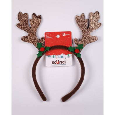 Scunci - Reindeer Headband (Bandeau en forme de renne)